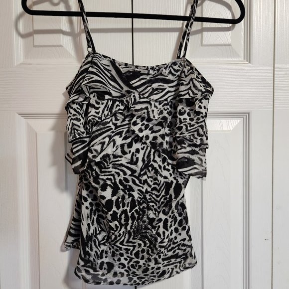 Guess Leopard Print top size XS - Picture 1 of 7